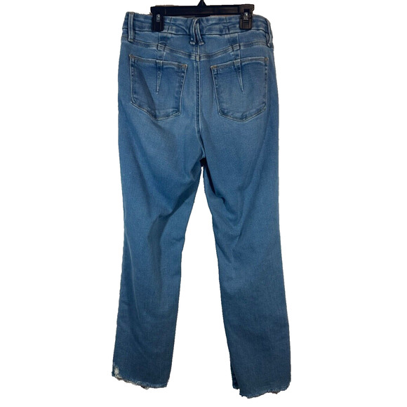 Good American Straight Leg Dart Back Pocket Jeans - Picture 4 of 11